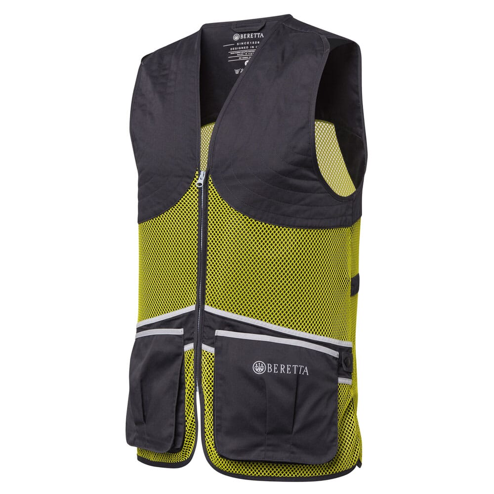 Beretta Full Mesh Shooting Vest Ice Grey/Sulphur Spring GT671T155309SV