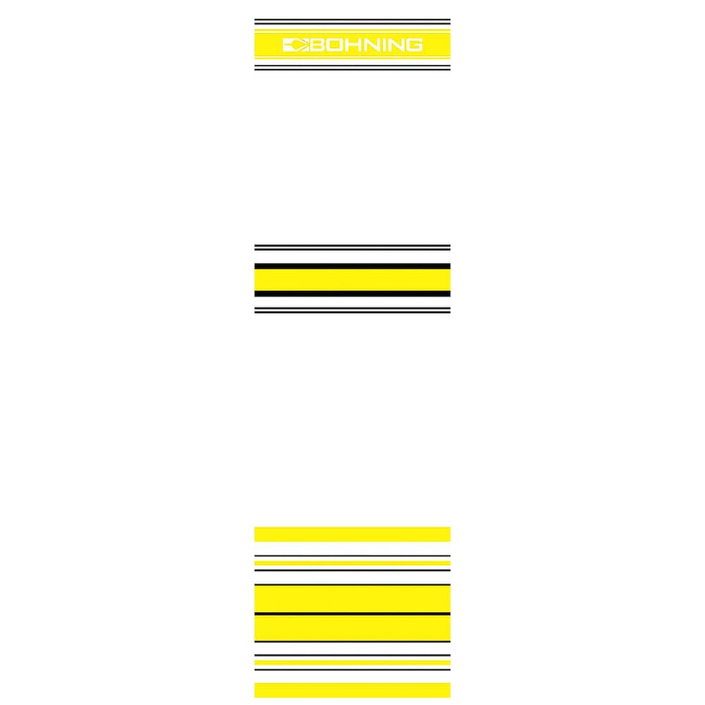 Bohning 4" Standard Crested Yellow Wrap 13pk 501001CYE