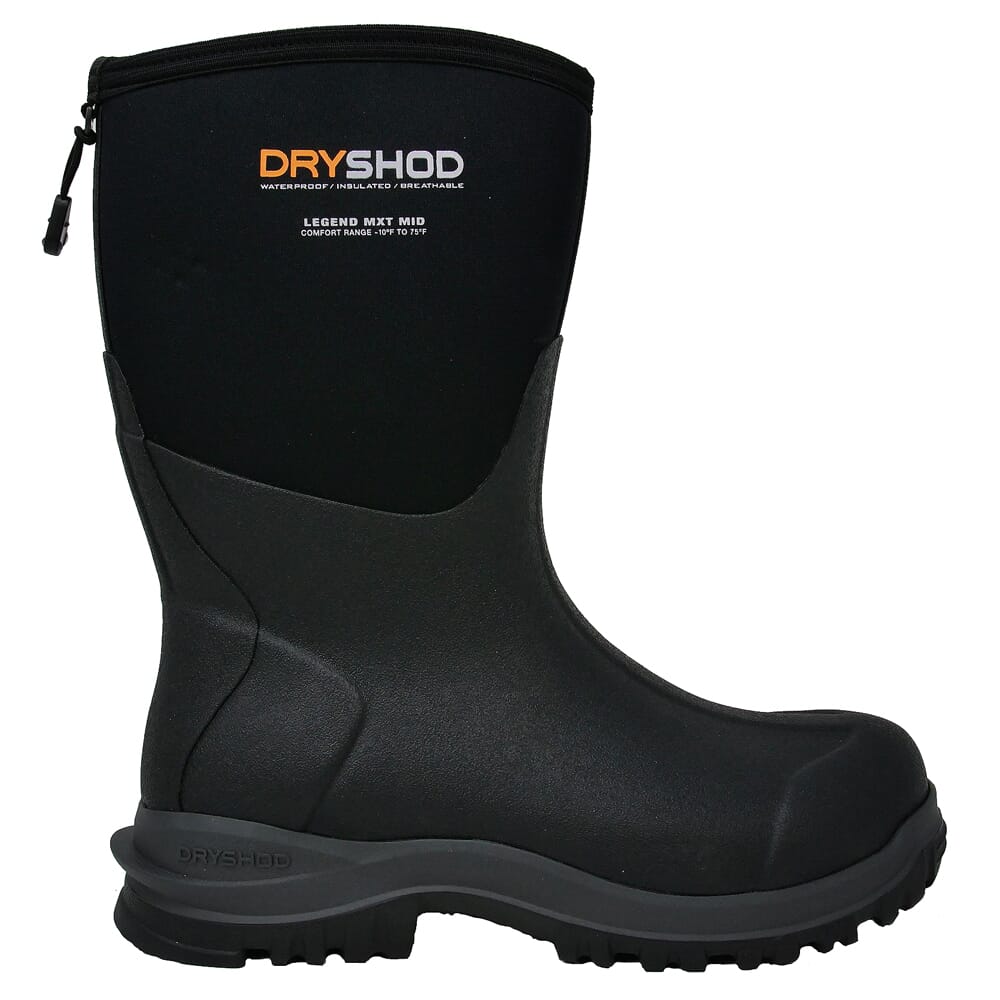 Dryshod Legend MXT Mid Black/Neon Boots LGX-MM-BK-M