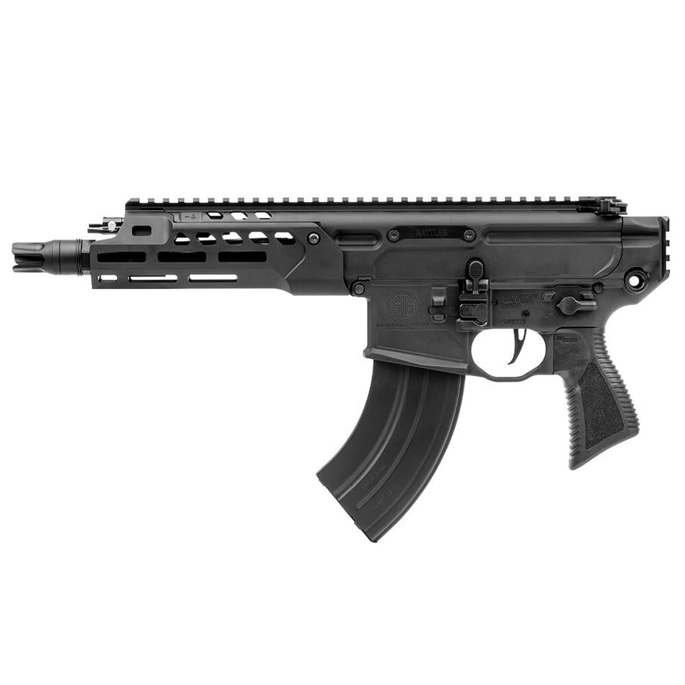 Sig Sauer MCX Rattler LT 7.62X39 7.75" 1:9.5" CHF Bbl Black Pistol w/(1) 28rd Mag PMCX-762R-7B-LT