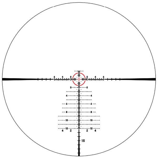 March F 3-24x42mm FFP FML-TR1H Reticle 0.1MIL 6Level Illum Riflescope D24V42FIMLN-FML-TR1H
