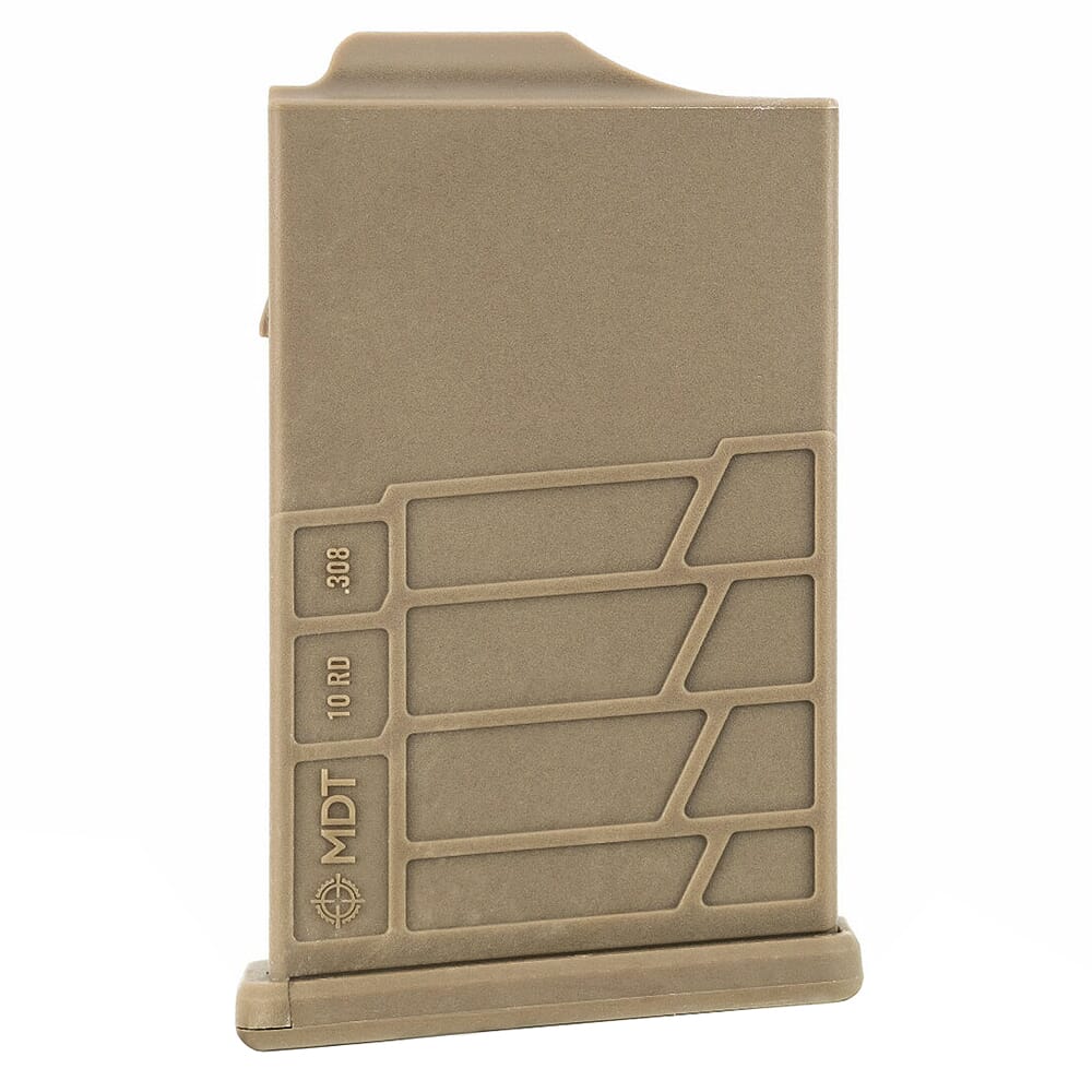 MDT Gen 2 SA .308 Cal 10rd FDE Polymer Magazine 104447-FDE