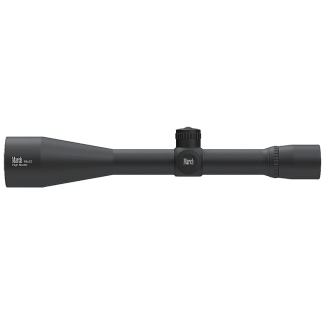 March Fixed Power "High Master" 48x52BR 1/16 Reticle 1/8MOA Riflescope D48F52