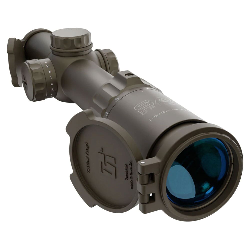 SAI Optics SAI 6 1-6x24mm .1 MRAD FFP Rapid Aiming Feature FDE Riflescope RNG16-T170-C10