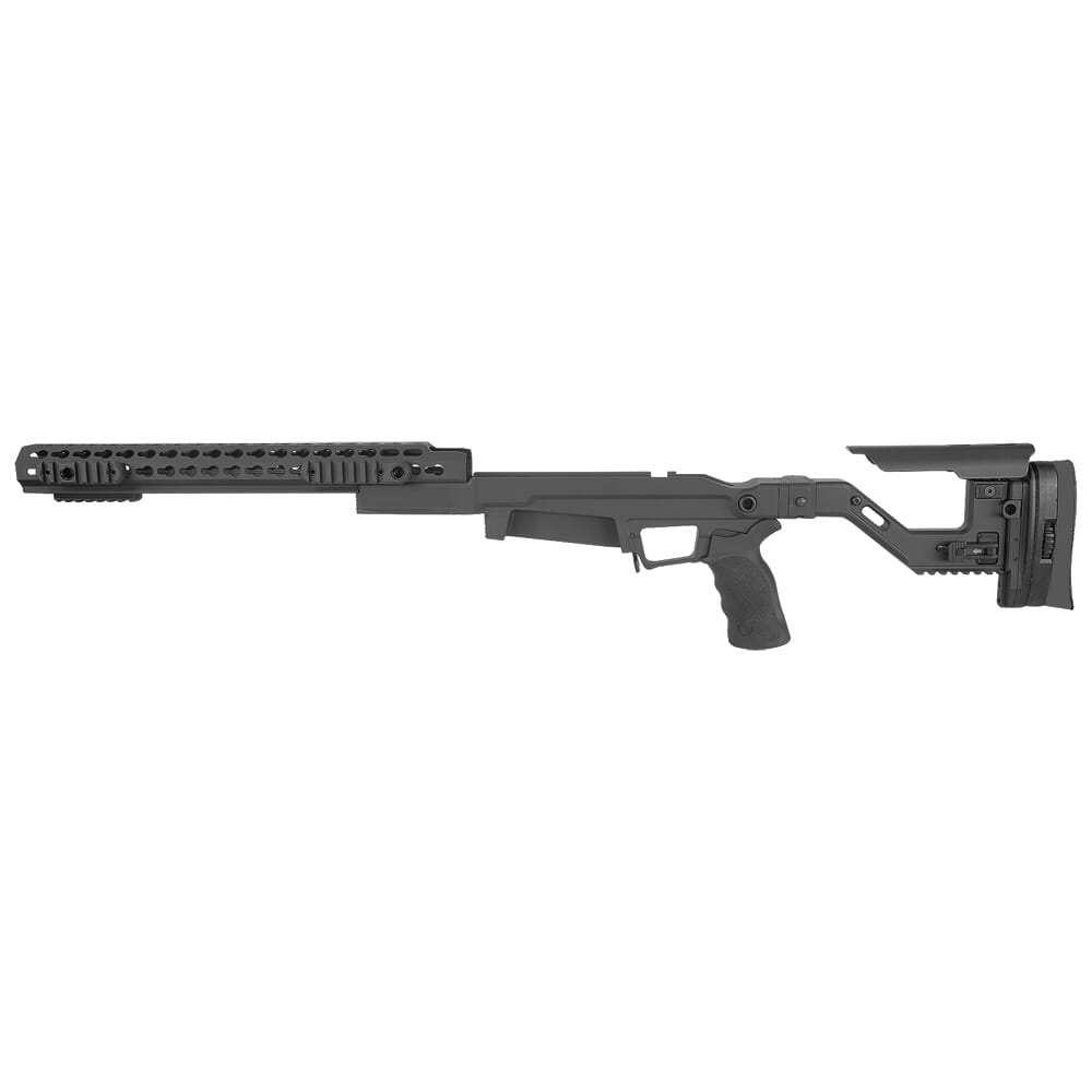 Accuracy International AXSR AICS Rem 700 LA .338 Lapua Mag CIP Right Folding, 16? Forend Black SRC-002BL