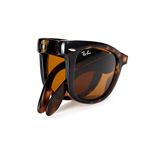 Ray-Ban Folding Wayfarer Light Havana B-15 Brown 0RB4105-71050