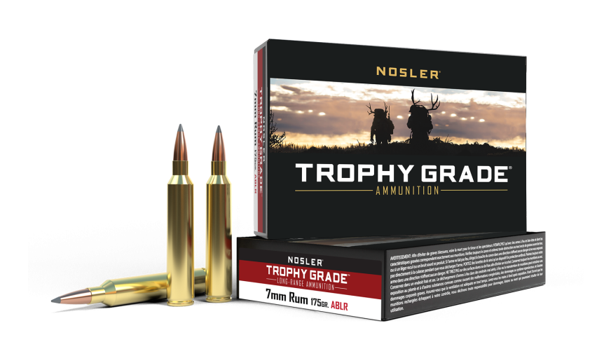 Nosler Trophy Grade (Long Range) TGA - 7mm RUM 175g ABLR SP (20ct) Ammunition 60120
