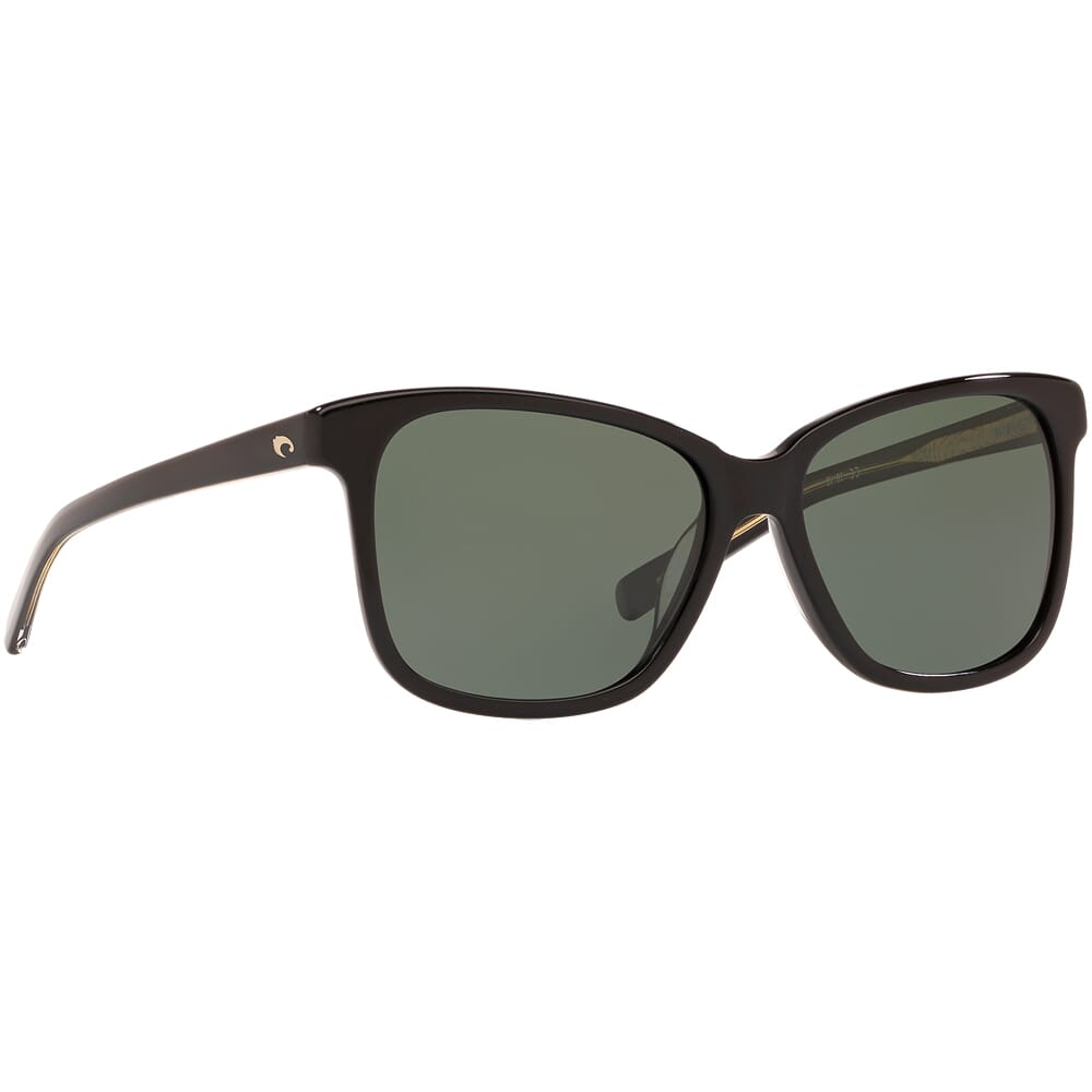 Costa May Shiny Black Frame Sunglasses MAY-11