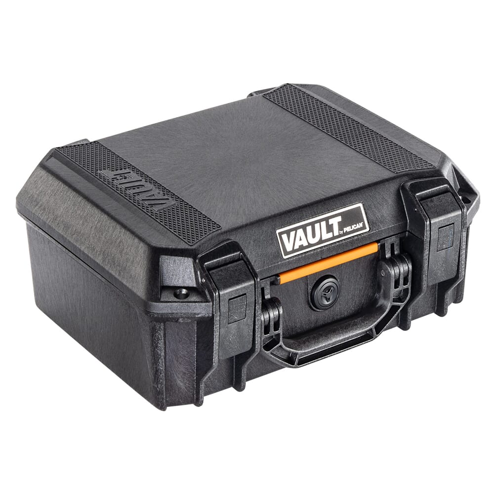 Pelican Vault V200 Medium Pistol WL/WF Black Case VCV200-0000-BLK