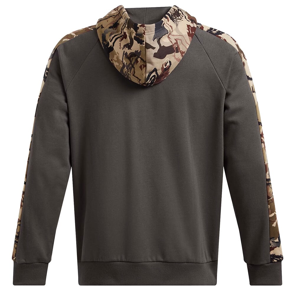 Under Armour Rival Fleece Camo Blocked Hoodie Charcoal/Black 1388087-019