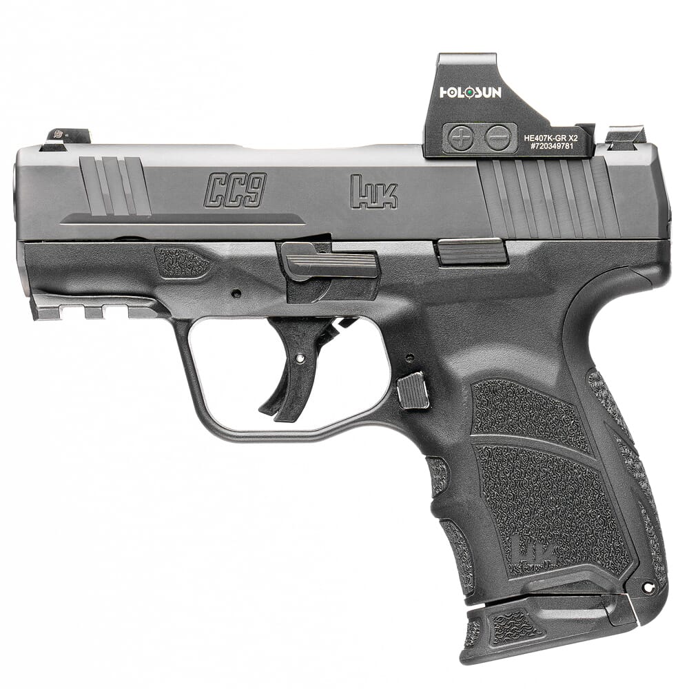 HK CC9 Micro-Compact 9mm 3.32" Bbl Pistol w/Holosun 407K & (2) 10rd Mags 81001132