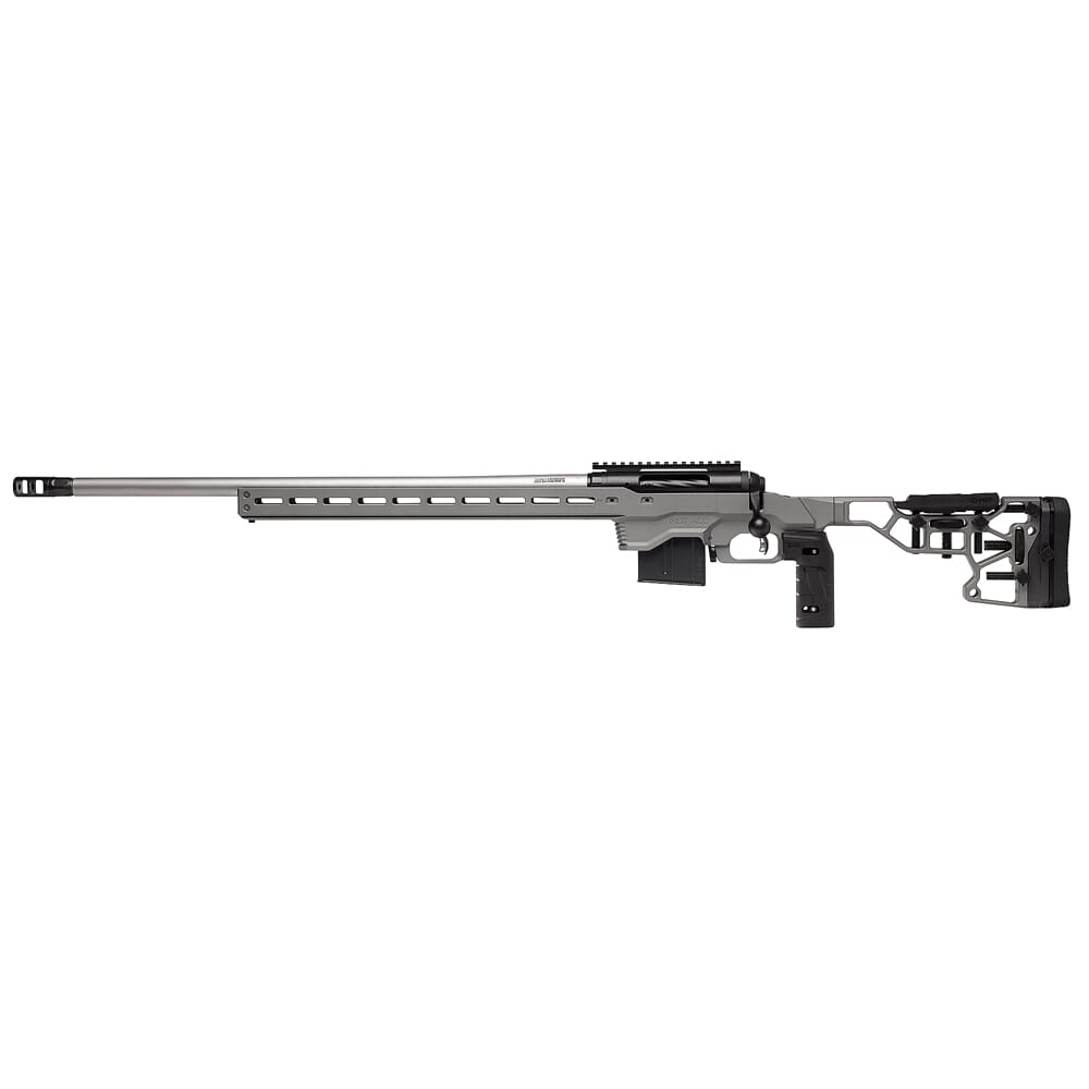Savage Arms 110 Elite Precision LH .338 Lapua Mag 30" 1:9" 5/8x24 Bbl Gray Left Hand BA Rifle w/(1) 5rd Mag 57708