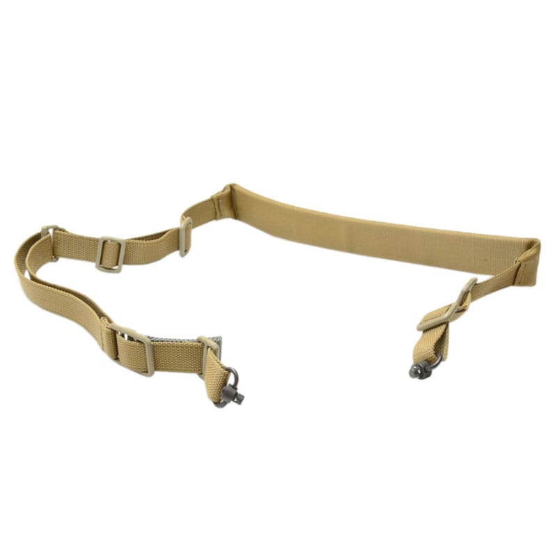 Cadex Military Grade Padded Rifle Sling with Push Button Swivels (Tan Color) 3850-K002-TAN