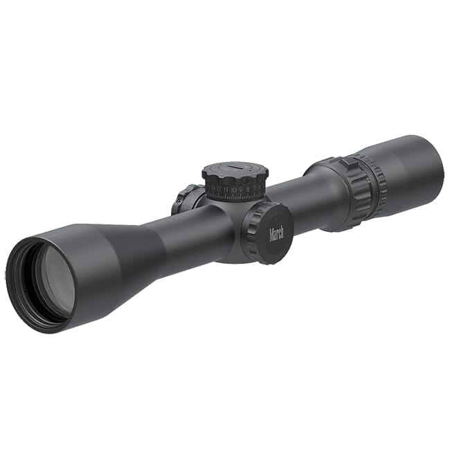 March Compact Tactical 2.5-25x42 Di-plex Reticle 1/4MOA Riflescope D25V42T