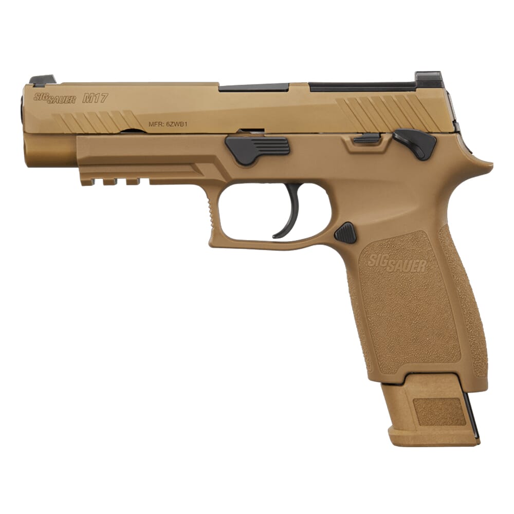 Sig Sauer M17 CSS 9mm Optic Ready Coyote Pistol w/ Modular Polymer Grip & (3) 10rd Mags M17-9-CSS-MS-10