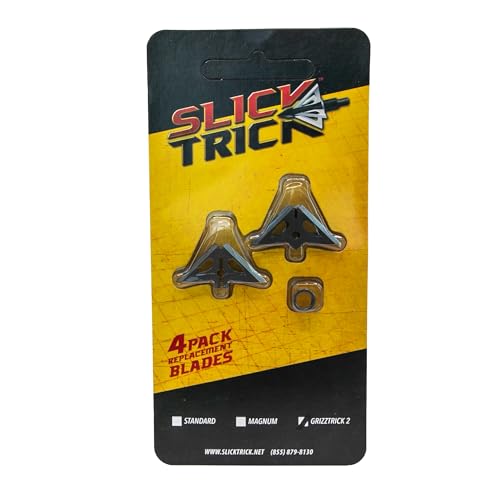 Slick Trick 4pk, 1-1/4' GRIZZTRICK 2 Extra Blades 15STGT2-XBL