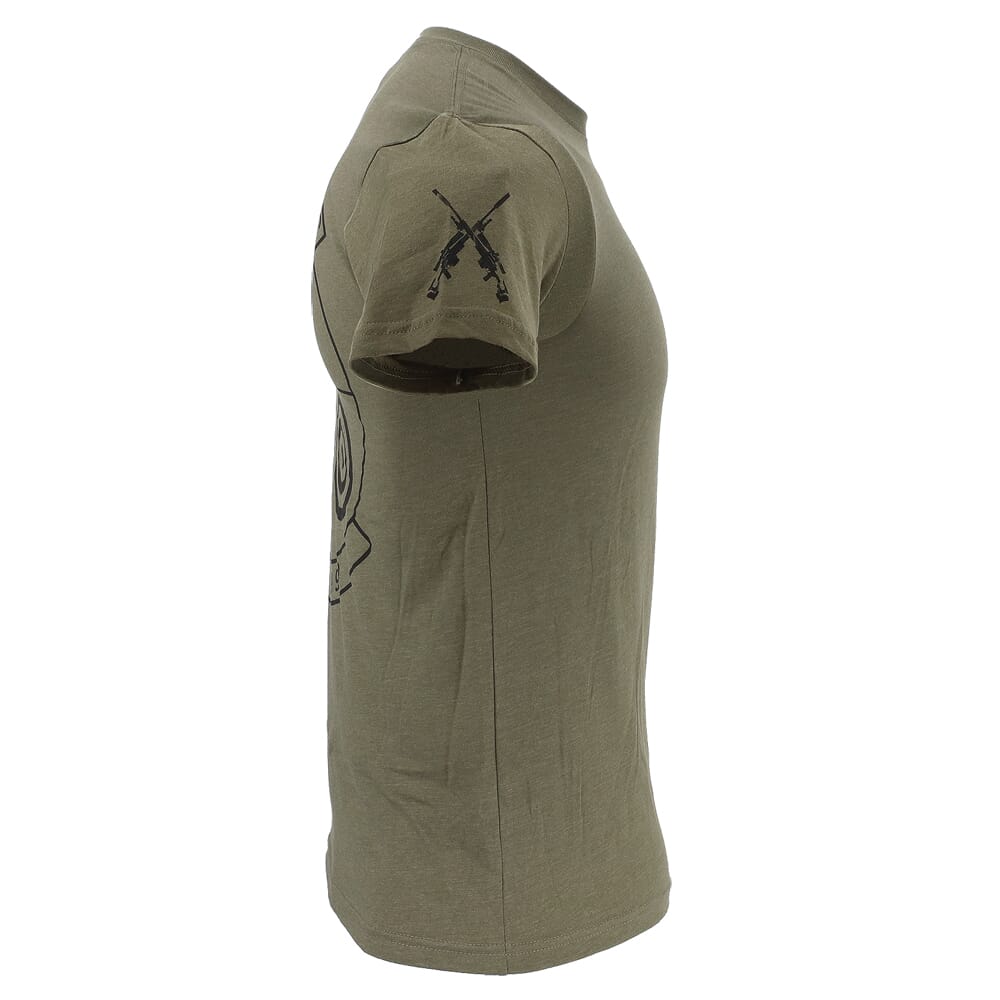 EuroOptic Target Military Green Tee TEE-MILGRN-TARGET