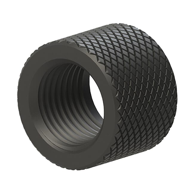 Sterk Shooting Tikka T1x Titanium (28 TPI) Thread Protector/Cap Black SAU-T1TPB