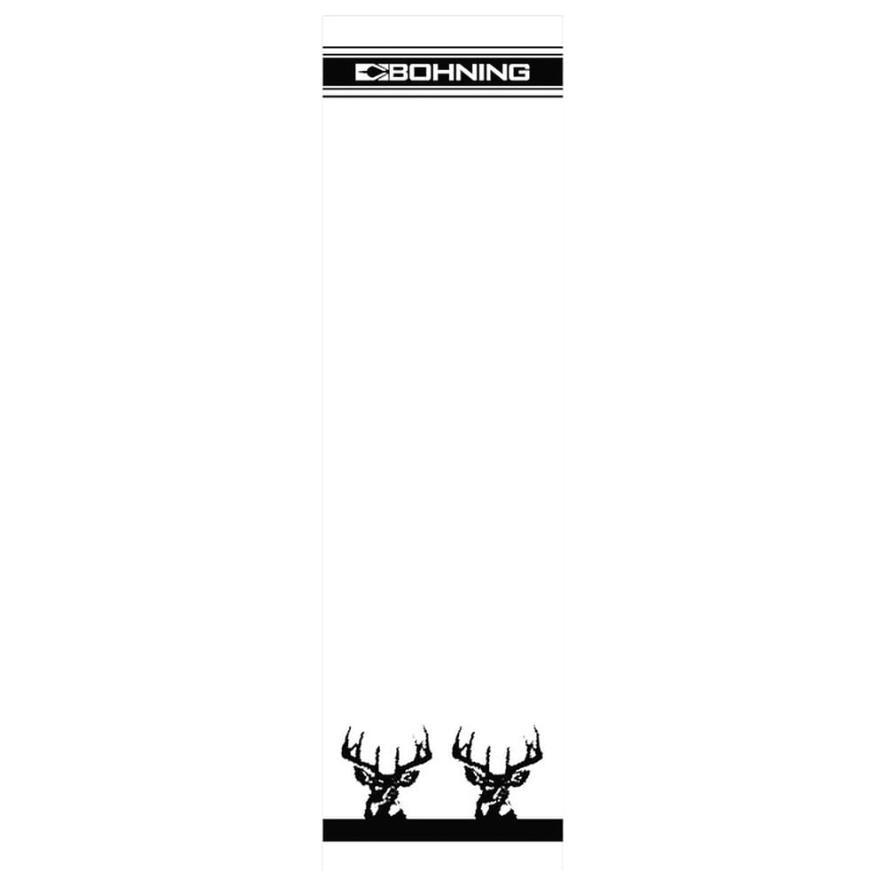 Bohning 4" X-Small White Deer Wrap 13pk 501003WHD