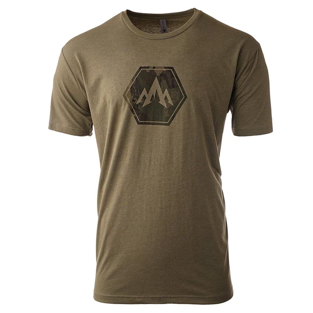 Pnuma Outdoors Lifestyle Camo Hex Tee Light Olive PSSCHO