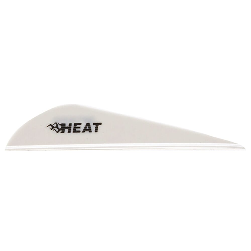 Bohning Heat Vane 2.5" White 100pk 101037WH25