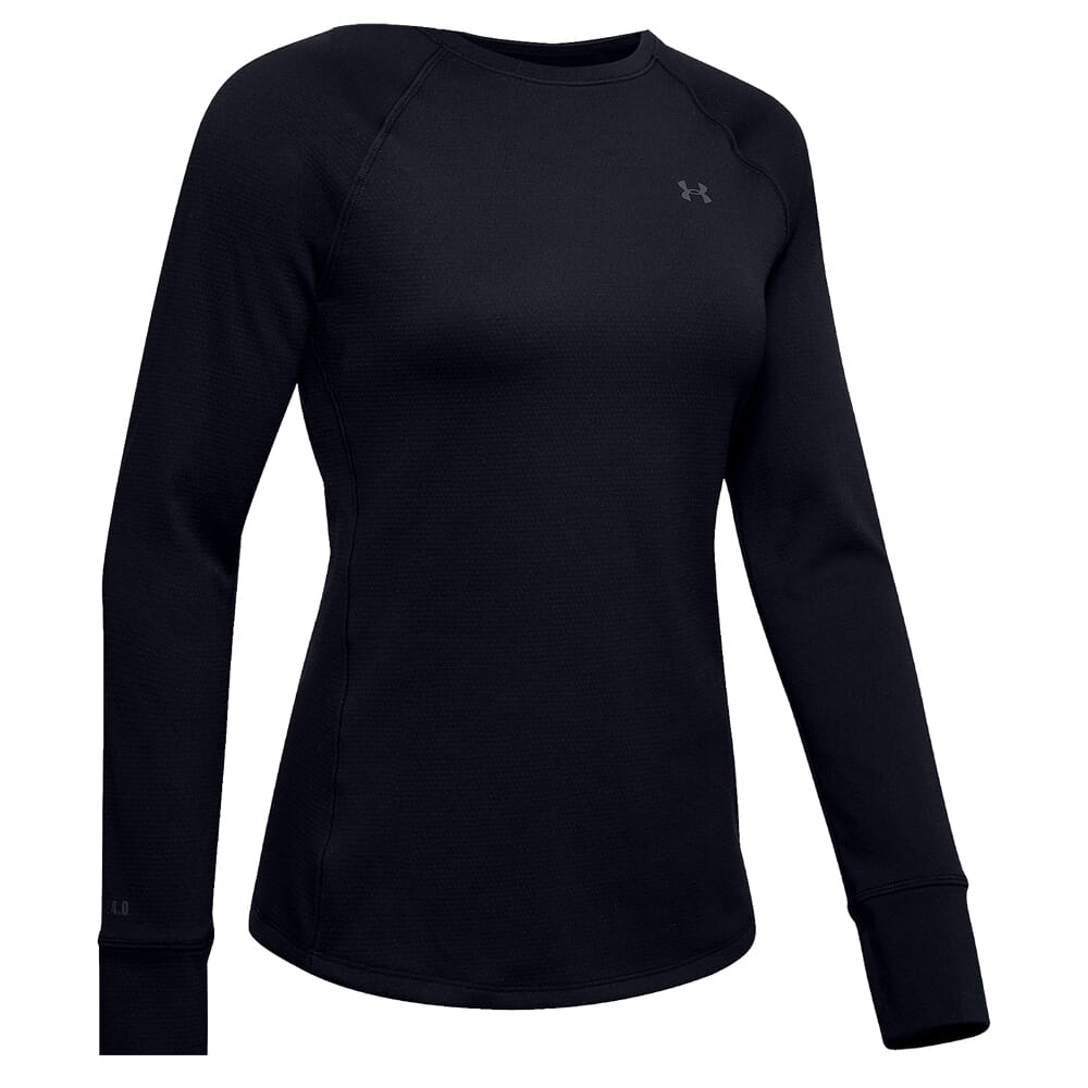 Under Armour Women's ColdGear Base Long Sleeve 4.0 Crew Black/Pitch Gray 1353351-001