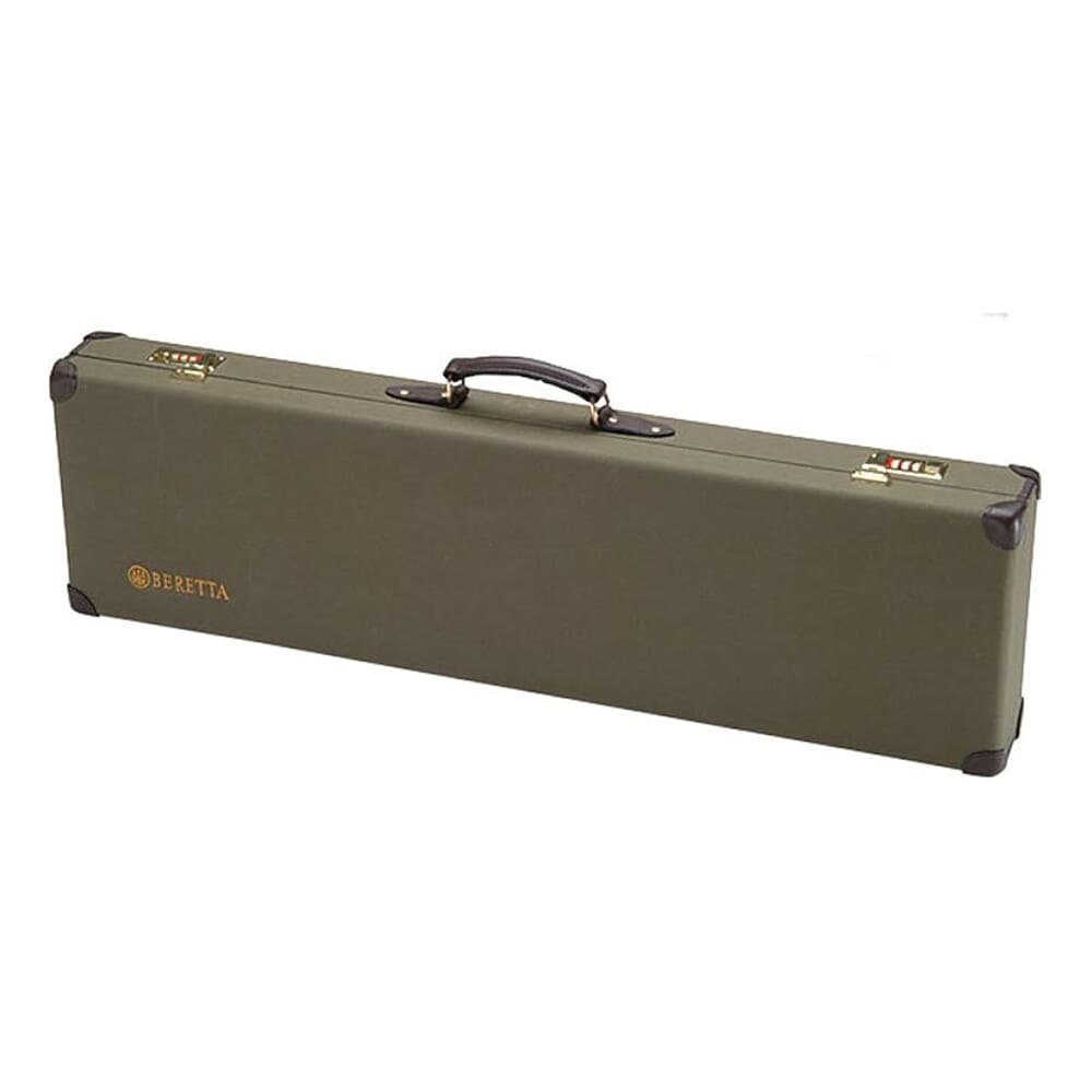 Beretta Over/Under & (2) Barrel Hard Green Canvas Shotgun Case SVPD208