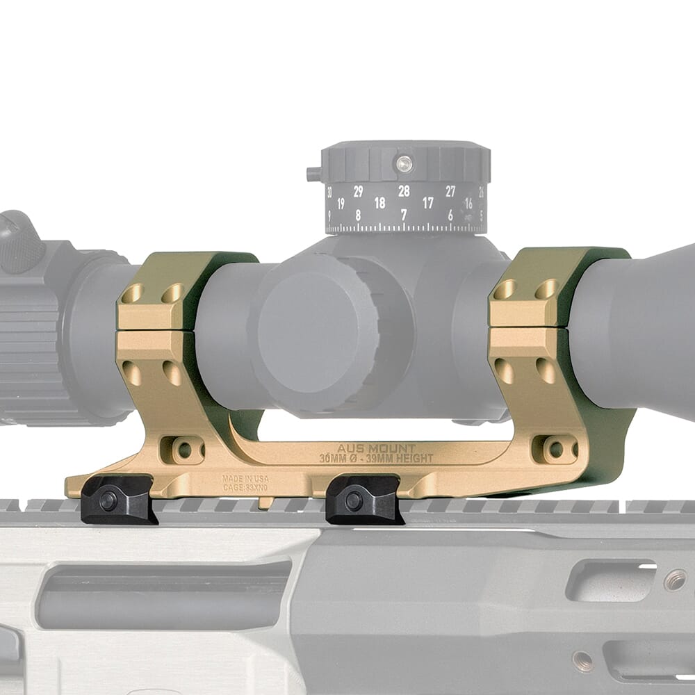 Reptilia AUS 35mm 1.54" Clear Anodized Scope Mount 100-157
