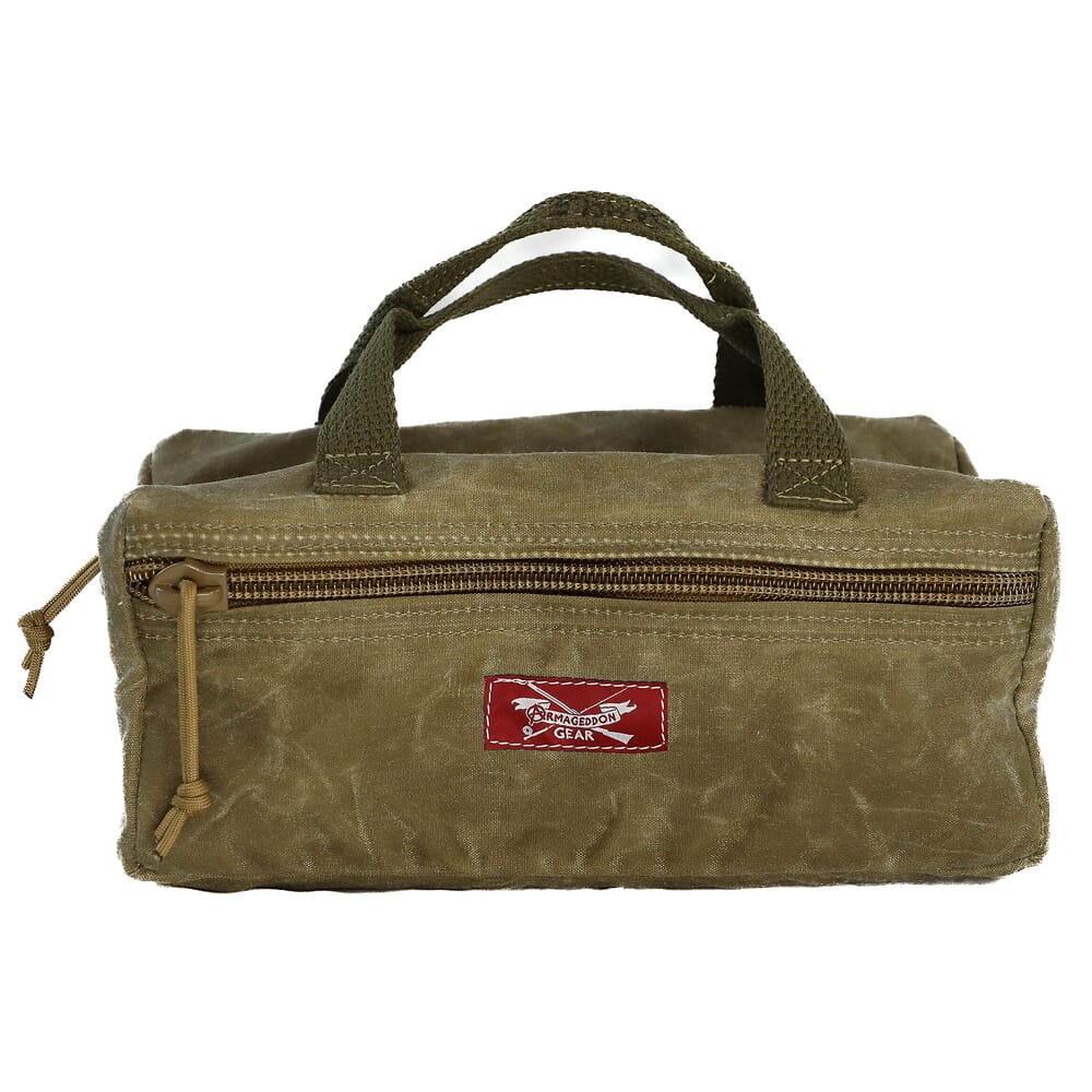 Armageddon Gear Tan Waxed Top Zip Utility Dopp Kit AGH0111-TN