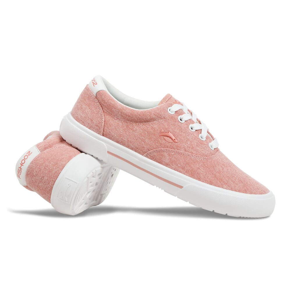 Fishooz Women's Sunwashed Lace Coral/White Shoes SUN-WLC-CRL-W