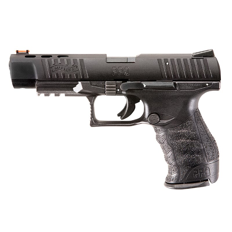 Walther Arms PPQ M2 .22 LR 5" Bbl Black 12rd Pistol w/Fiber Optic Front Sight 5100302