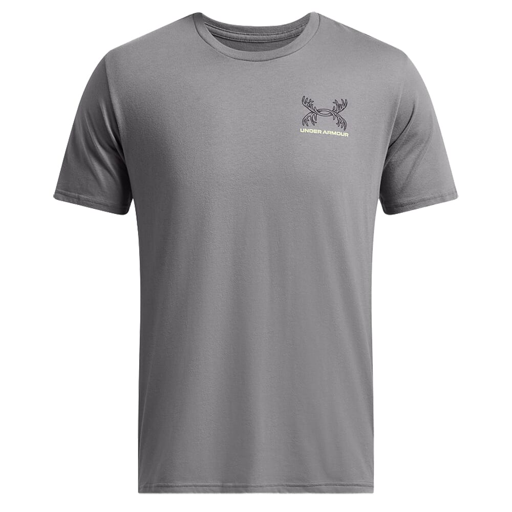 Under Armour Schematic Elk Short Sleeve Shirt Titan Gray 1386780-024