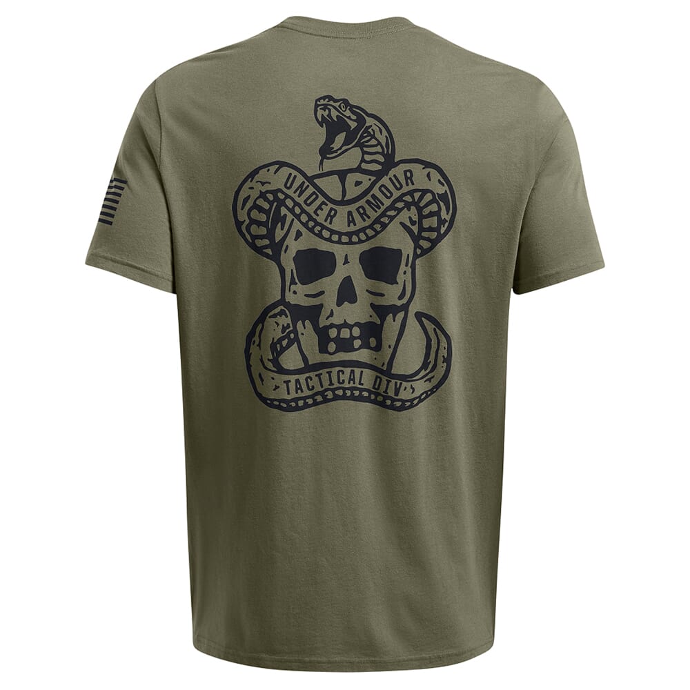 Under Armour Tactical Division Short Sleeve Shirt Marine OD Green 1386724-390