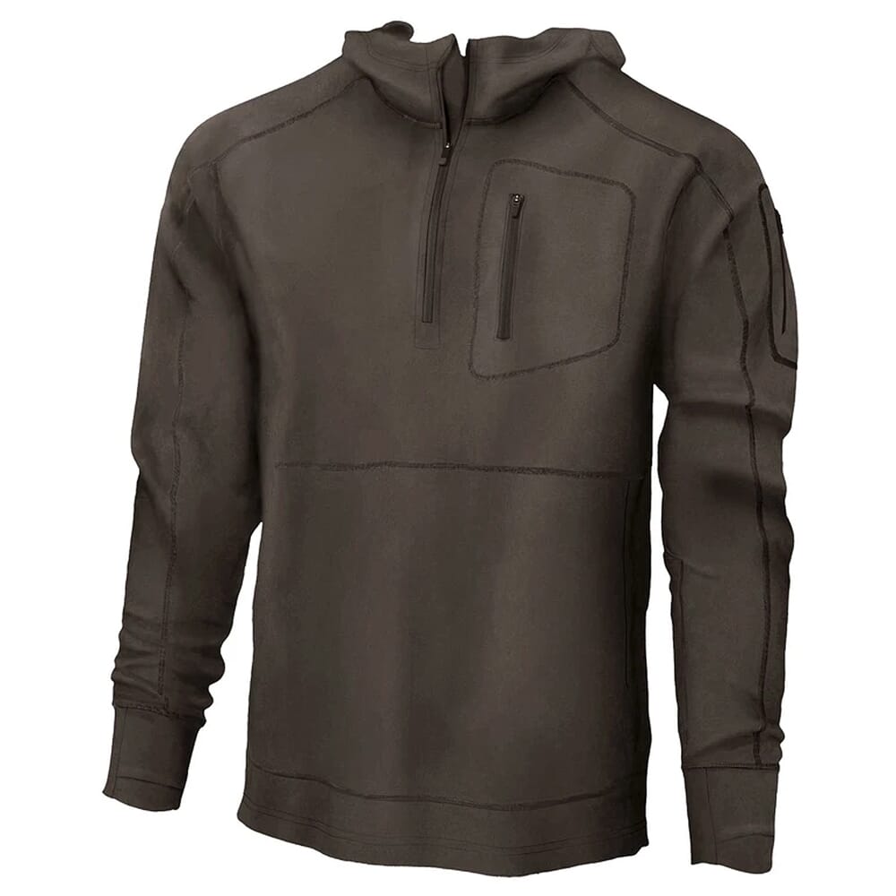 Pnuma Outdoors Merino Gunnison Hoodie Beluga GU-HD-BE