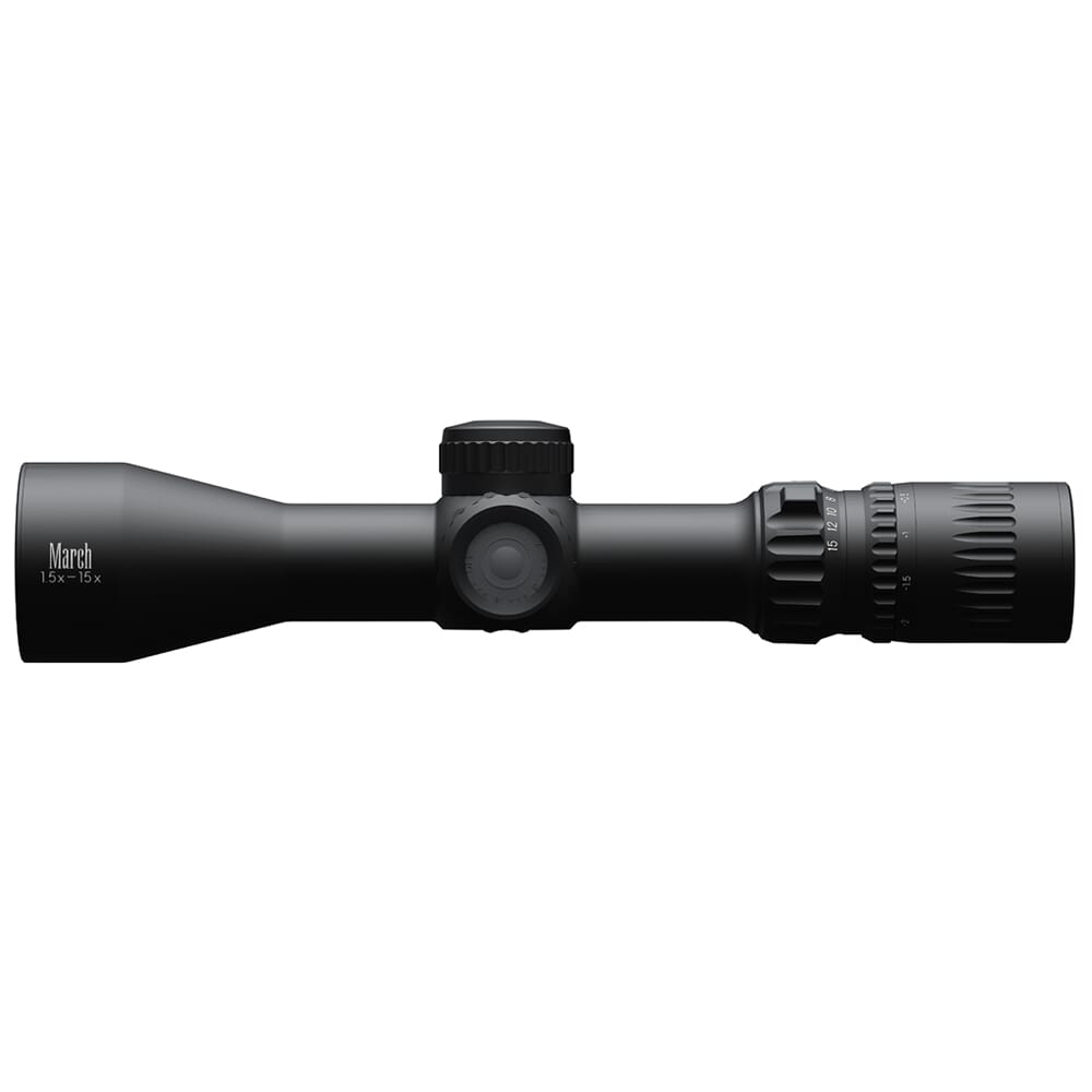 March 1.5x-15x42 FD-2 Reticle 0.1MIL Illuminated Riflescope D15V42IML-FD-2