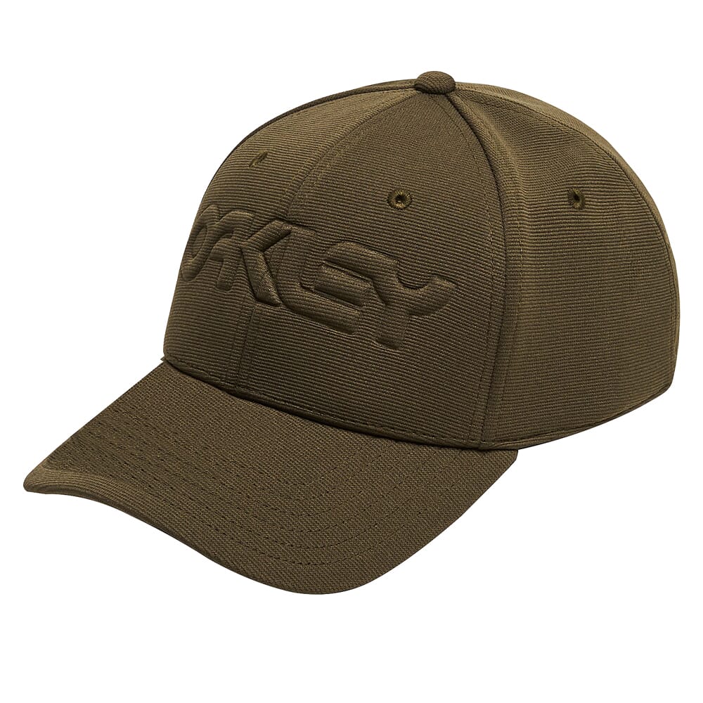 Oakley 6 Panel Embossed Logo Stretch Dark New Brush Cap 912208-86L