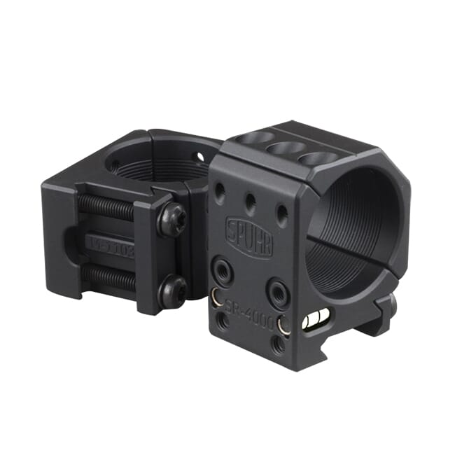 Spuhr Separate 34mm 0MIL/0MOA 1\\\\\\\\" Scope Rings w/ Leveling Kit SR-4000