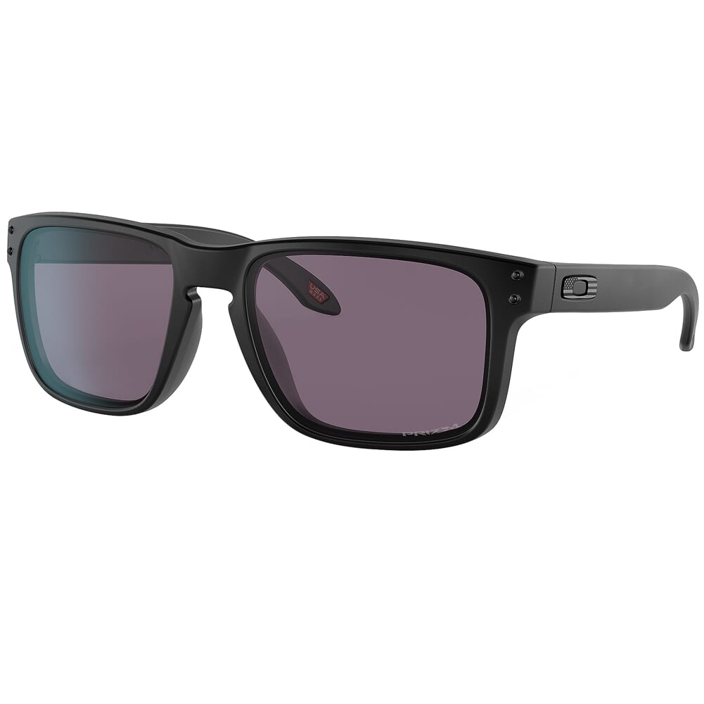 Oakley SI Holbrook Matte Black Tonal US Flag Logo w/PRIZM Grey Lenses OO9102-T855