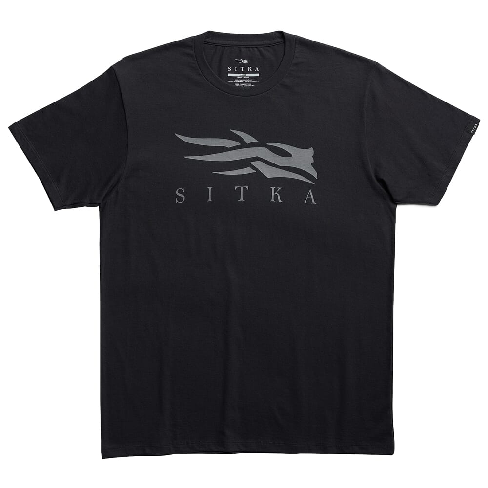 Sitka Gear Icon Tee Black Charcoal 600087-BKCH