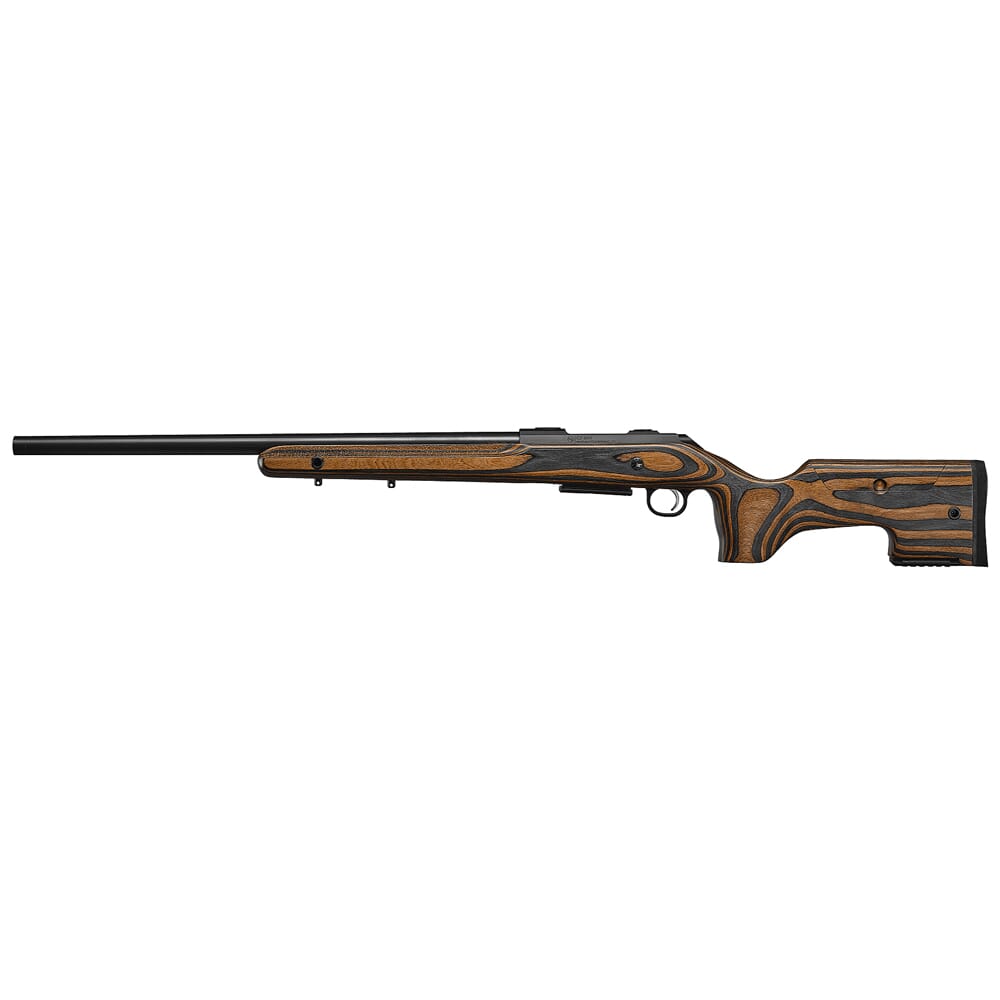 CZ-USA 600 ST2 Range 6.5 Creedmoor 24" 1:8" 5/8x24 Bbl Gray/Brown Laminate 5rd Rifle w/Adjustable Comb 07505