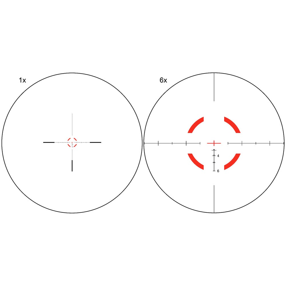 Trijicon VCOG 1-6x24 Circle/Crosshair Riflescope VC16-C-1600006