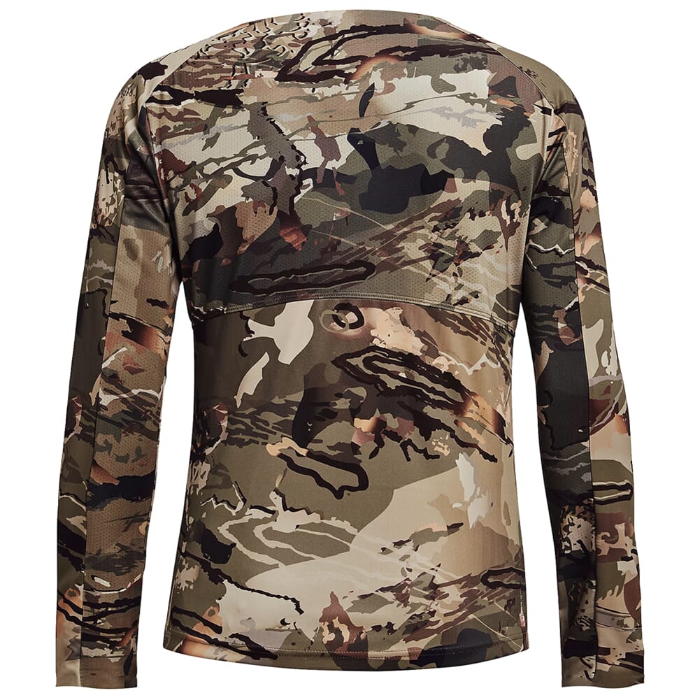 Under Armour Women's Iso-Chill Brushline LS Shirt UA Forest AS Camo/Blk 1365593-994
