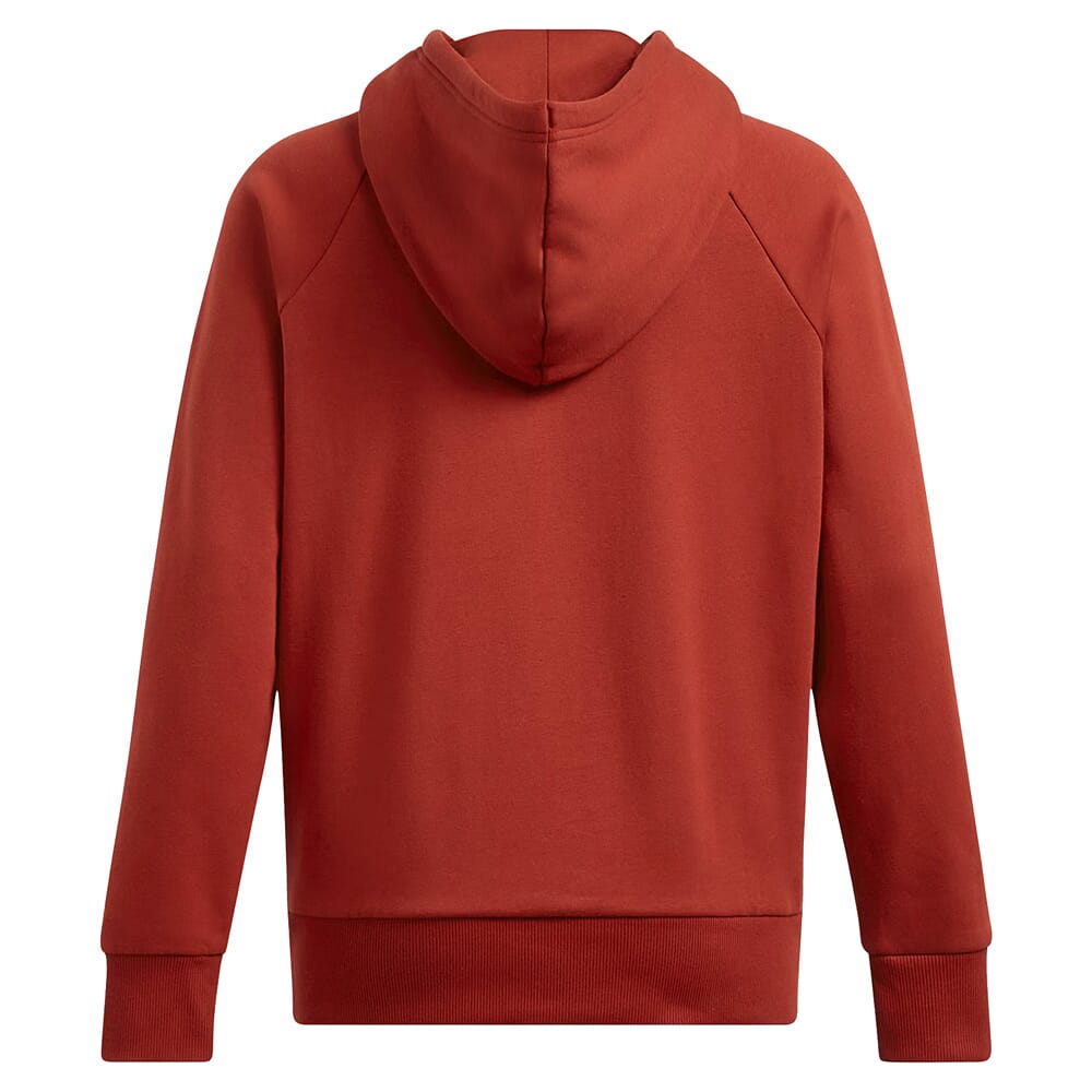 Under Armour Women's Rival Fleece Antler Hoodie Earthen Orange 1387574-840