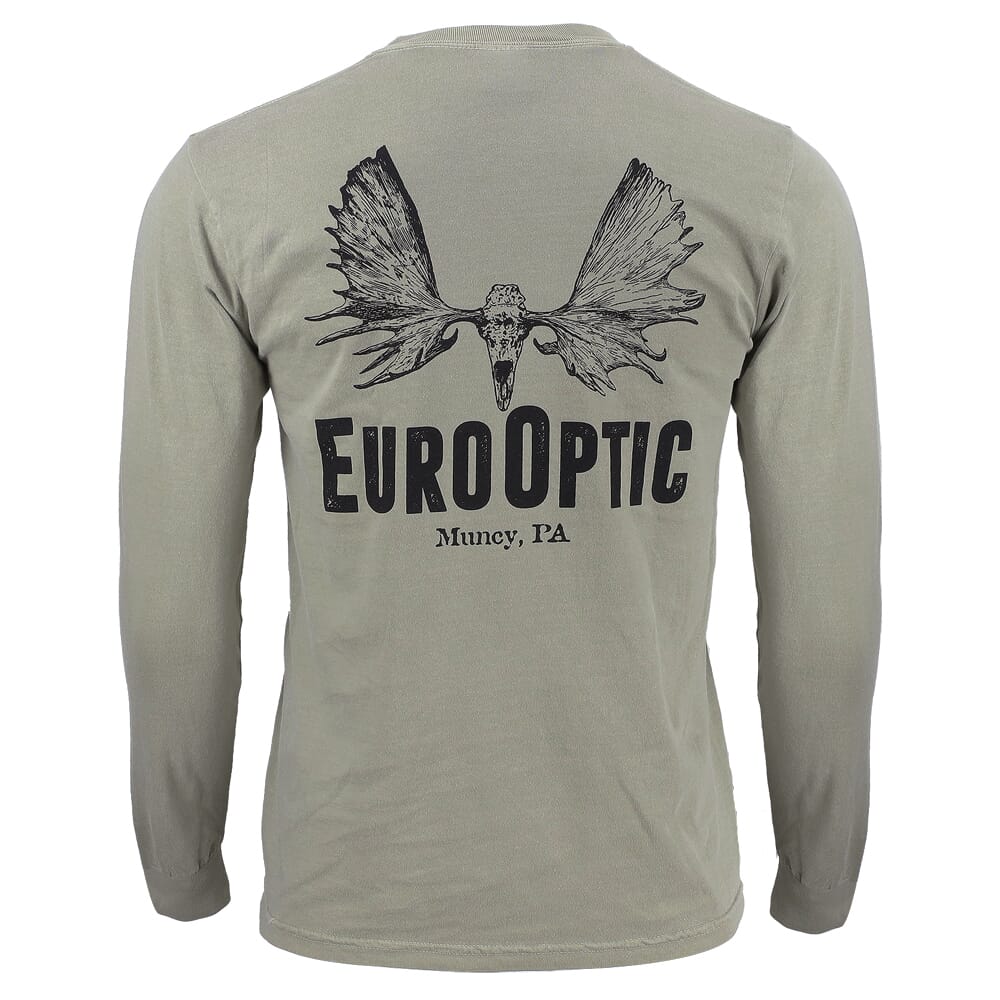 EuroOptic Moose Skull Sandstone LS Tee LSTEE-SAND-MOOSE