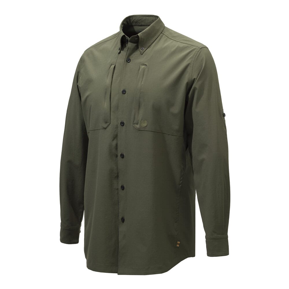 Beretta Plain Lightweight Shirt Green Moss LU901T216807AA