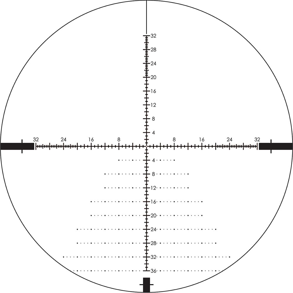 Vortex Diamondback Tactical FFP Riflescope 6-24x50 MOA DBK-10028 - Light ring marks - UA1932