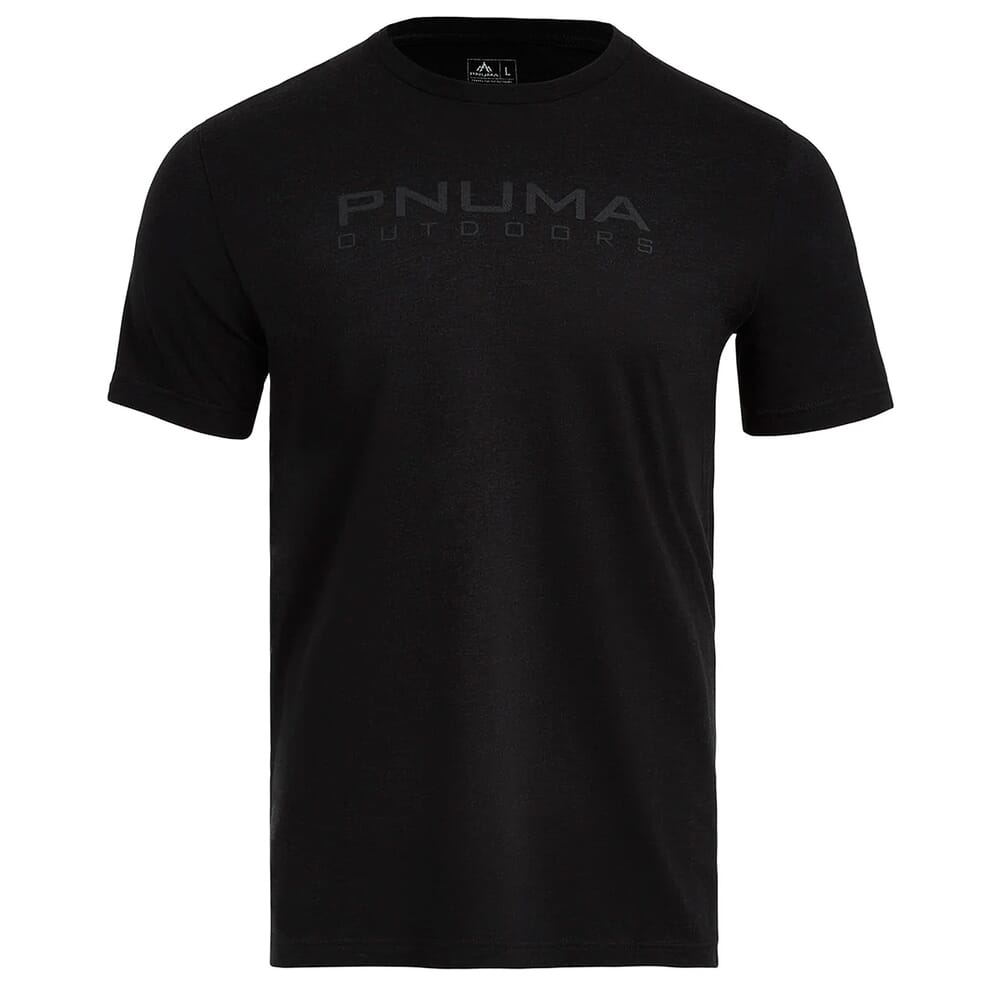 Pnuma Outdoors Dark Whitetail Tee Shirt Black SS-TS-DW-BL