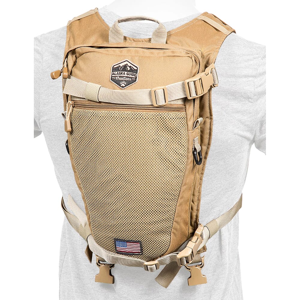 Alaska Guide Creations Stalker - Coyote Brown Hydration Pack STK-CB
