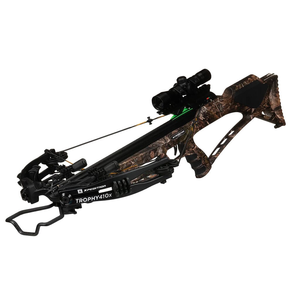 Xpedition Archery USED Trophy410X Mossy Oak Country DNA Crossbow XACW1003 - Excellent Condition UA5752