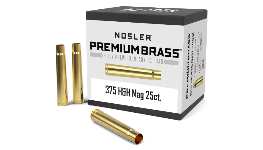 Nosler Premium Brass Box Brass - 375 H&H (25ct) Brass 11930
